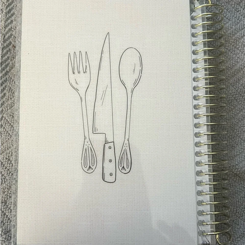 Colorful Menu Planner Notebook - Picture 4 of 4